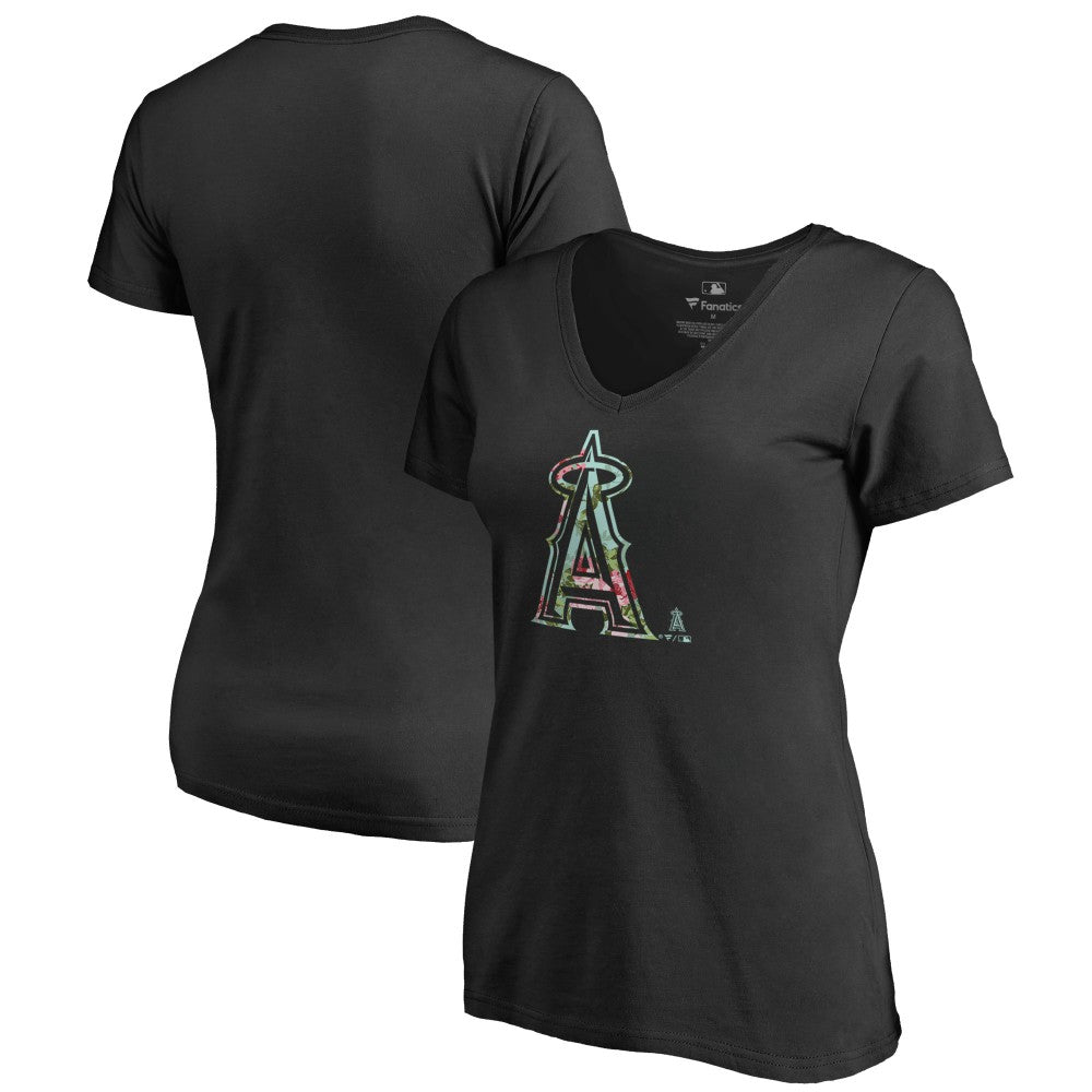 MLB Los Angeles Angels Women's Lovely V-Neck T-Shirt