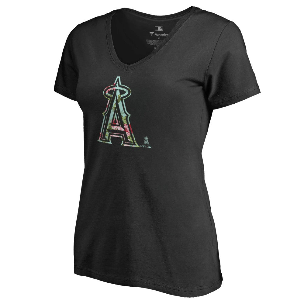 MLB Los Angeles Angels Women's Lovely V-Neck T-Shirt
