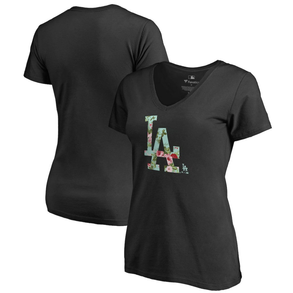 MLB Los Angeles Dodgers Women's Lovely V-Neck T-Shirt