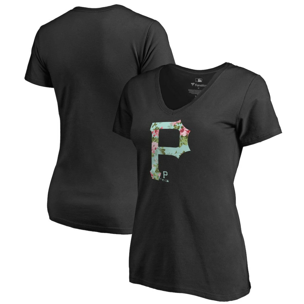 MLB Pittsburgh Pirates Women's Lovely V-Neck T-Shirt