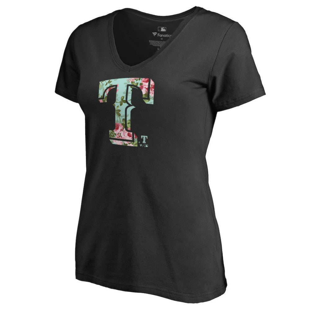 MLB Texas Rangers Women's Lovely V-Neck T-Shirt