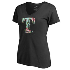 MLB Texas Rangers Women's Lovely V-Neck T-Shirt