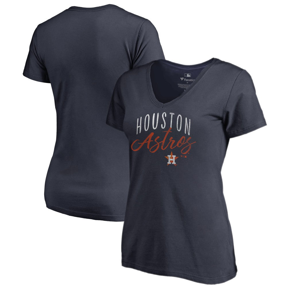 MLB Houston Astros Women's Graceful V-Neck T-Shirt