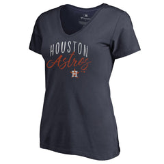 MLB Houston Astros Women's Graceful V-Neck T-Shirt