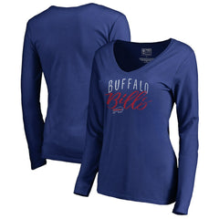 Women's Graceful Long Sleeve V-Neck T-Shirt - Buffalo Bills