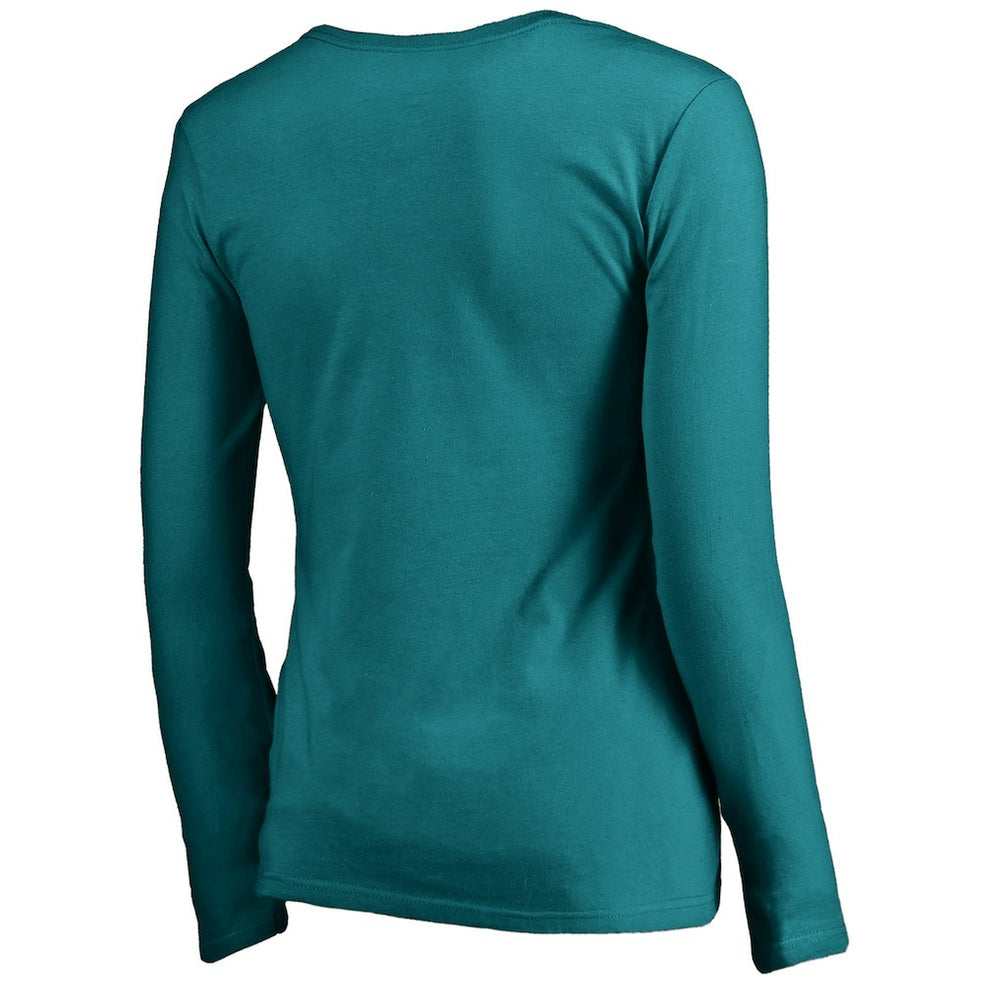 Women's Graceful Long Sleeve V-Neck T-Shirt - Miami Dolphins