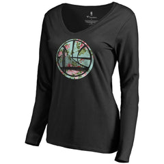 NBA Golden State Warriors Women's Lovely V-Neck Long Sleeve T-Shirt sale