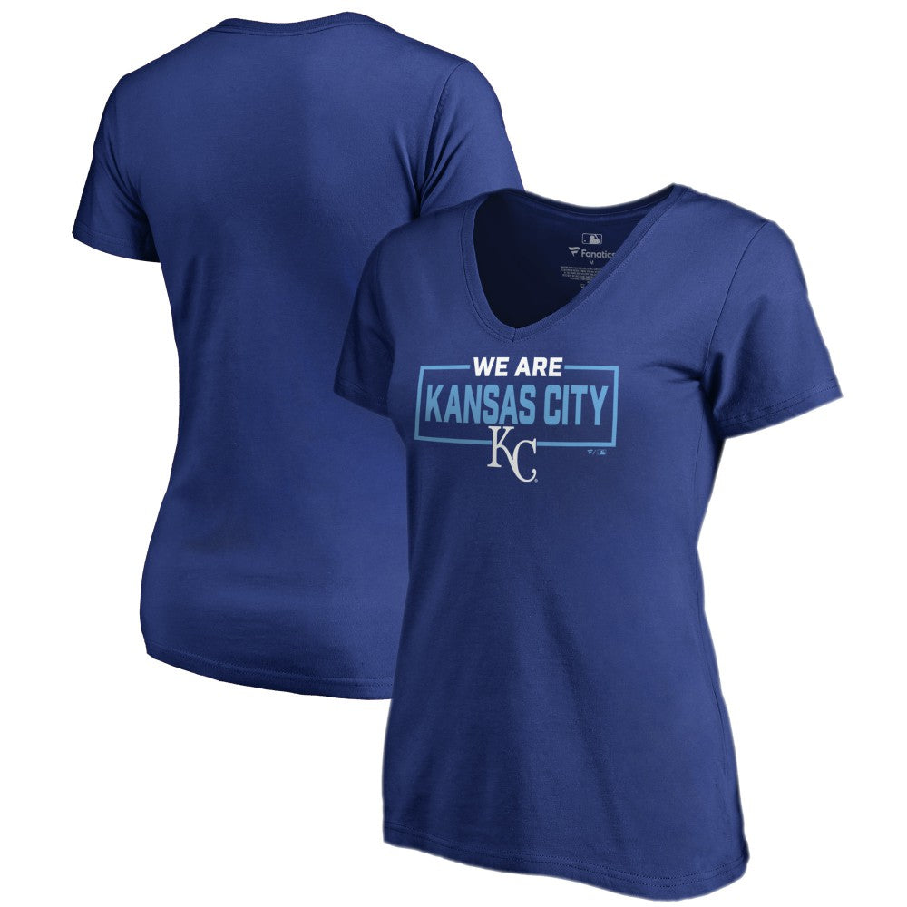 MLB Kansas City Royals Women's We Are Icon V-Neck T-Shirt