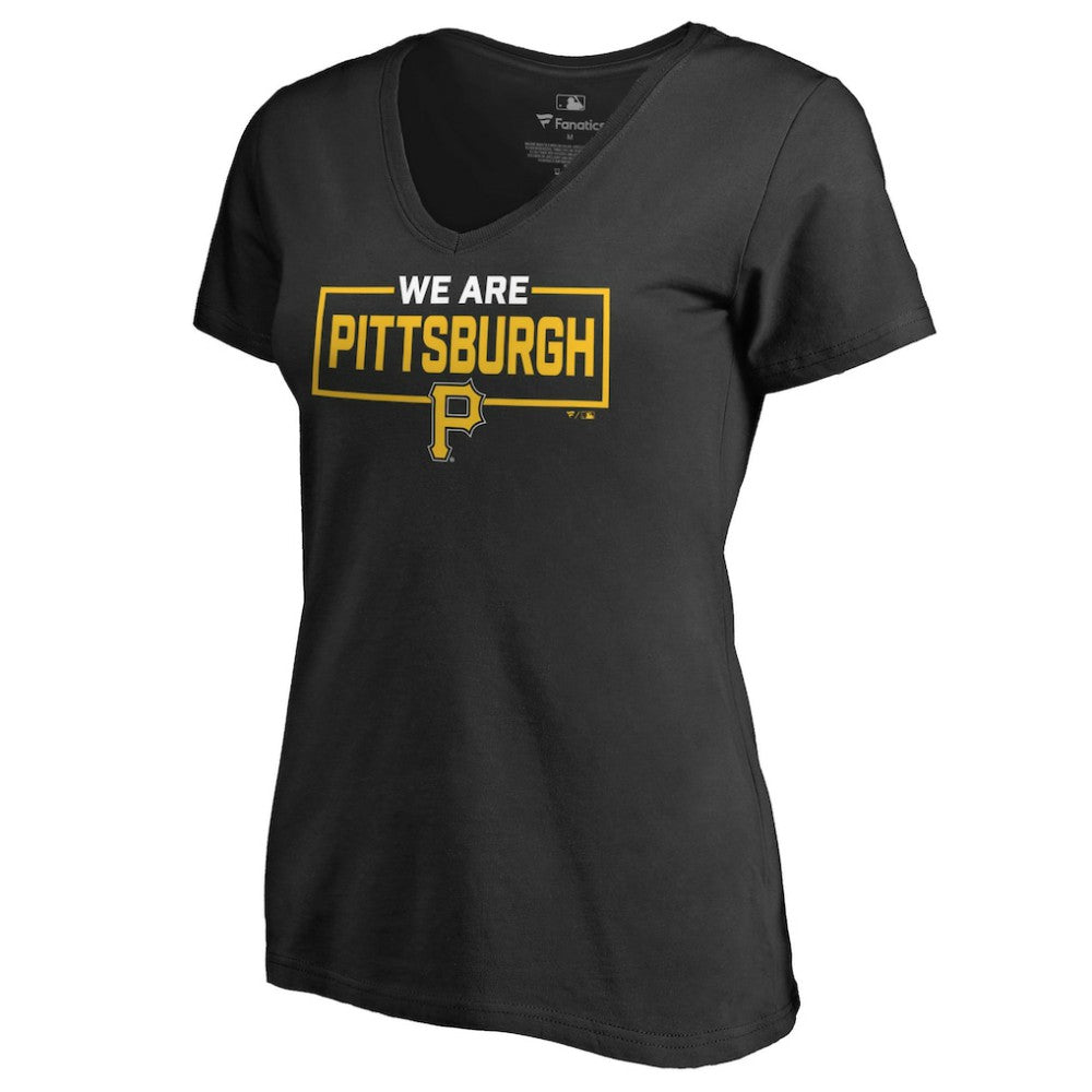 MLB Pittsburgh Pirates Women's We Are Icon V-Neck T-Shirt