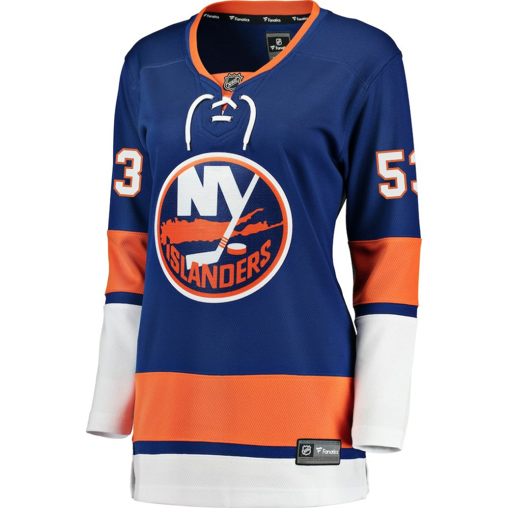 NHL Royal Casey Cizikas New York Islanders Fanatics Women's Breakaway Player Jersey