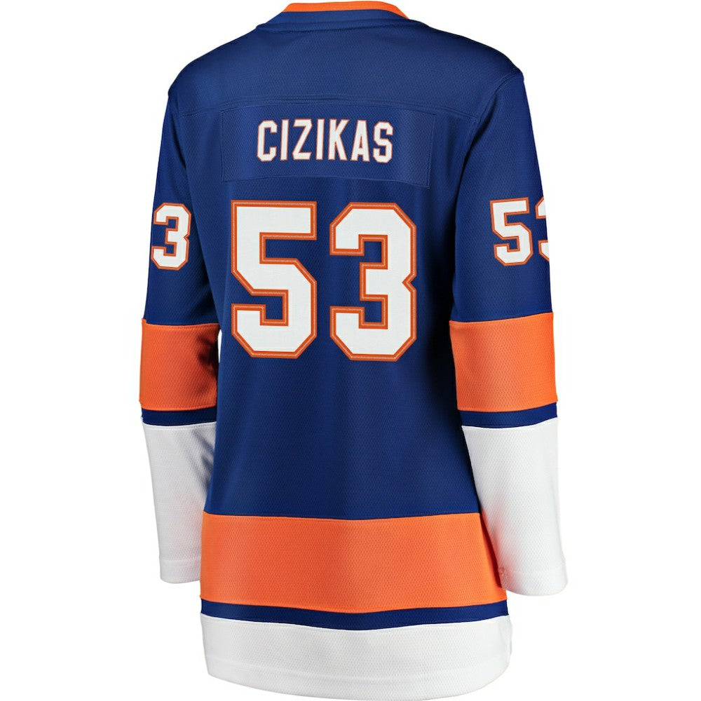 NHL Royal Casey Cizikas New York Islanders Fanatics Women's Breakaway Player Jersey