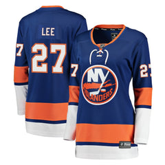 NHL Royal Anders Lee New York Islanders Fanatics Women's Breakaway Player Jersey
