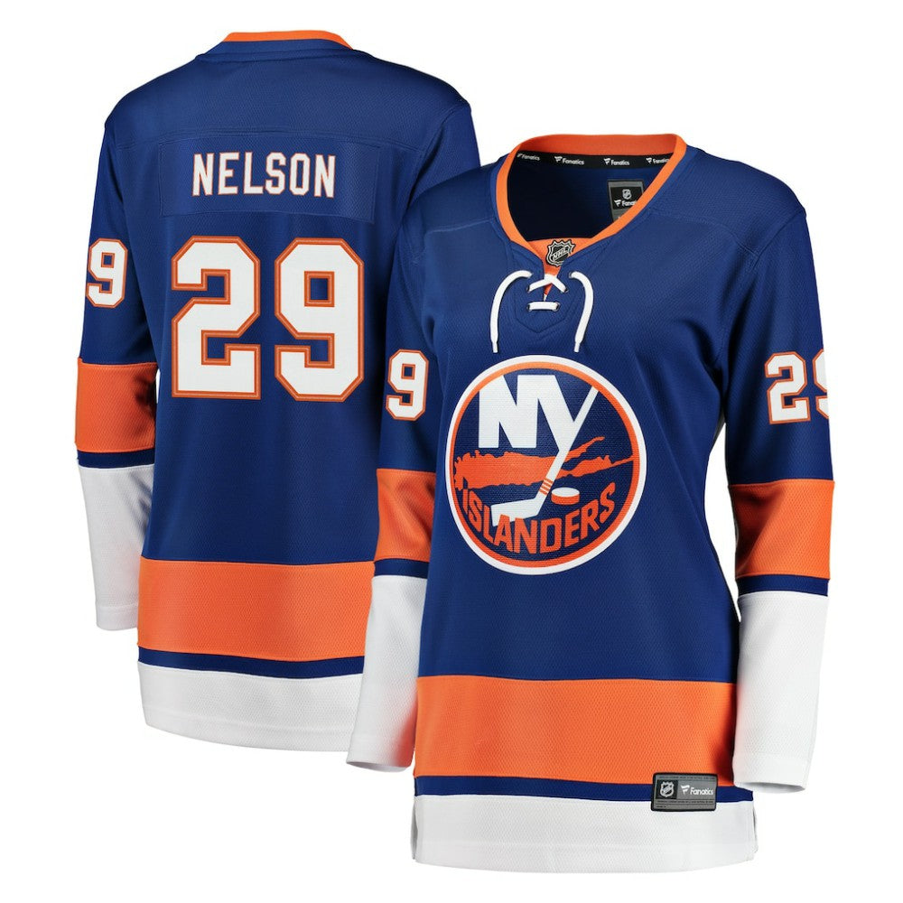 NHL Royal Brock Nelson New York Islanders Fanatics Women's Breakaway Player Jersey