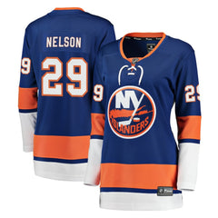NHL Royal Brock Nelson New York Islanders Fanatics Women's Breakaway Player Jersey