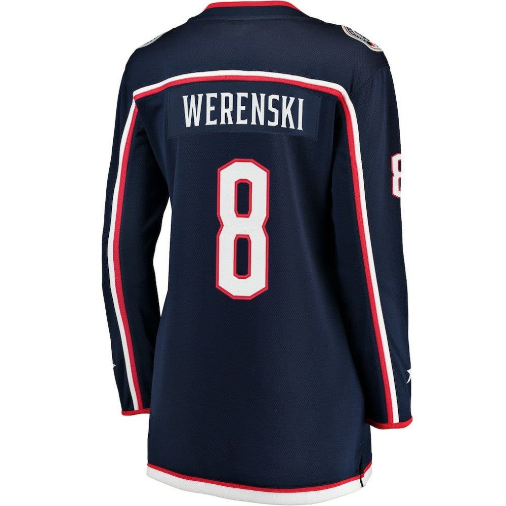 NHL Navy Zach Werenski Columbus Blue Jackets Fanatics Women's Breakaway Jersey