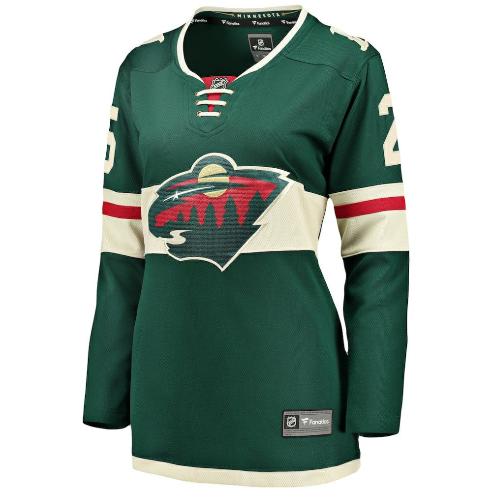 NHL Green Jonas Brodin Minnesota Wild Fanatics Women's Breakaway Player Jersey