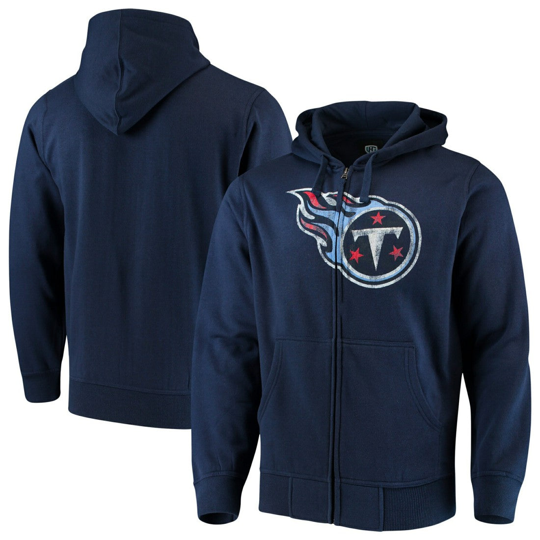 G-III Sports by Carl Banks Primary Logo Full-Zip Hoodie - Tennessee Titans