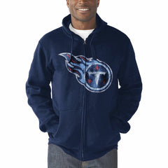 G-III Sports by Carl Banks Primary Logo Full-Zip Hoodie - Tennessee Titans