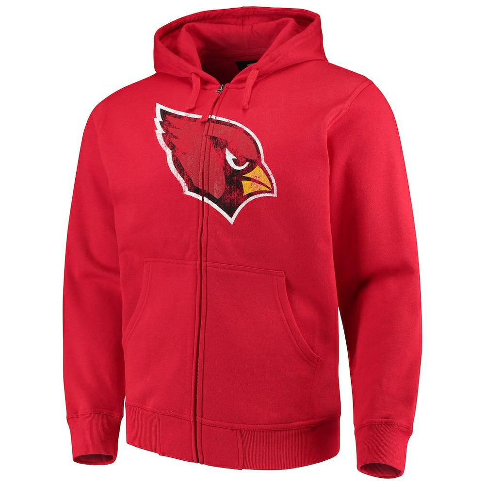 G-III Sports by Carl Banks Primary Logo Full-Zip Hoodie - Arizona Cardinals