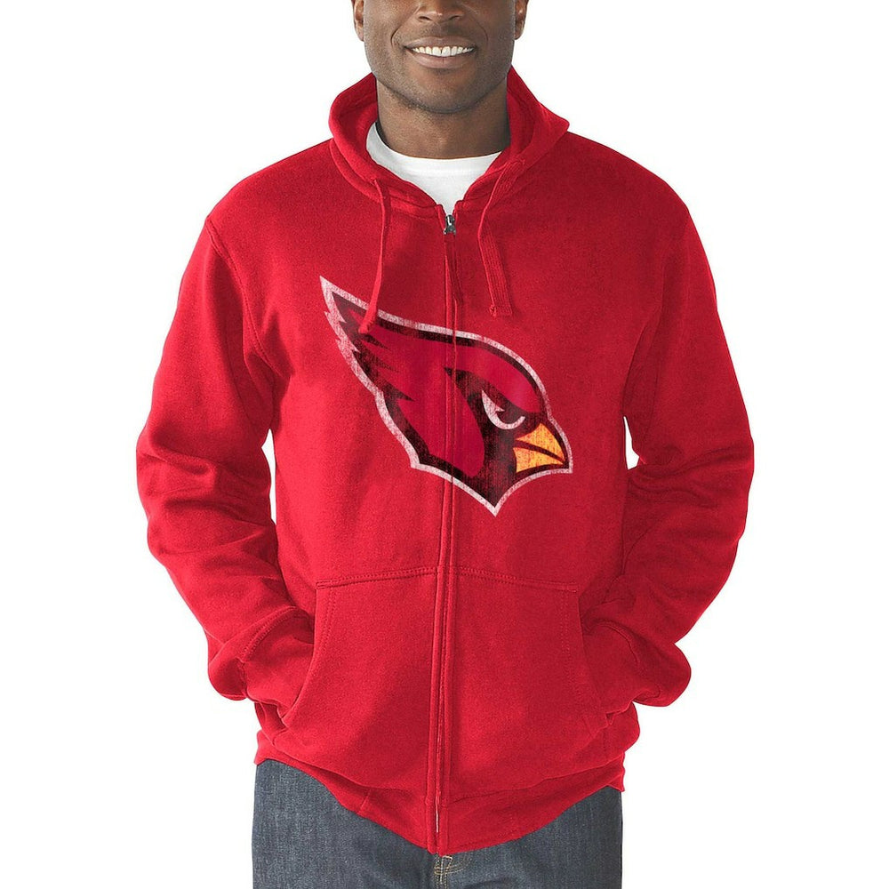 G-III Sports by Carl Banks Primary Logo Full-Zip Hoodie - Arizona Cardinals