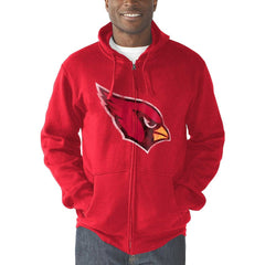 G-III Sports by Carl Banks Primary Logo Full-Zip Hoodie - Arizona Cardinals