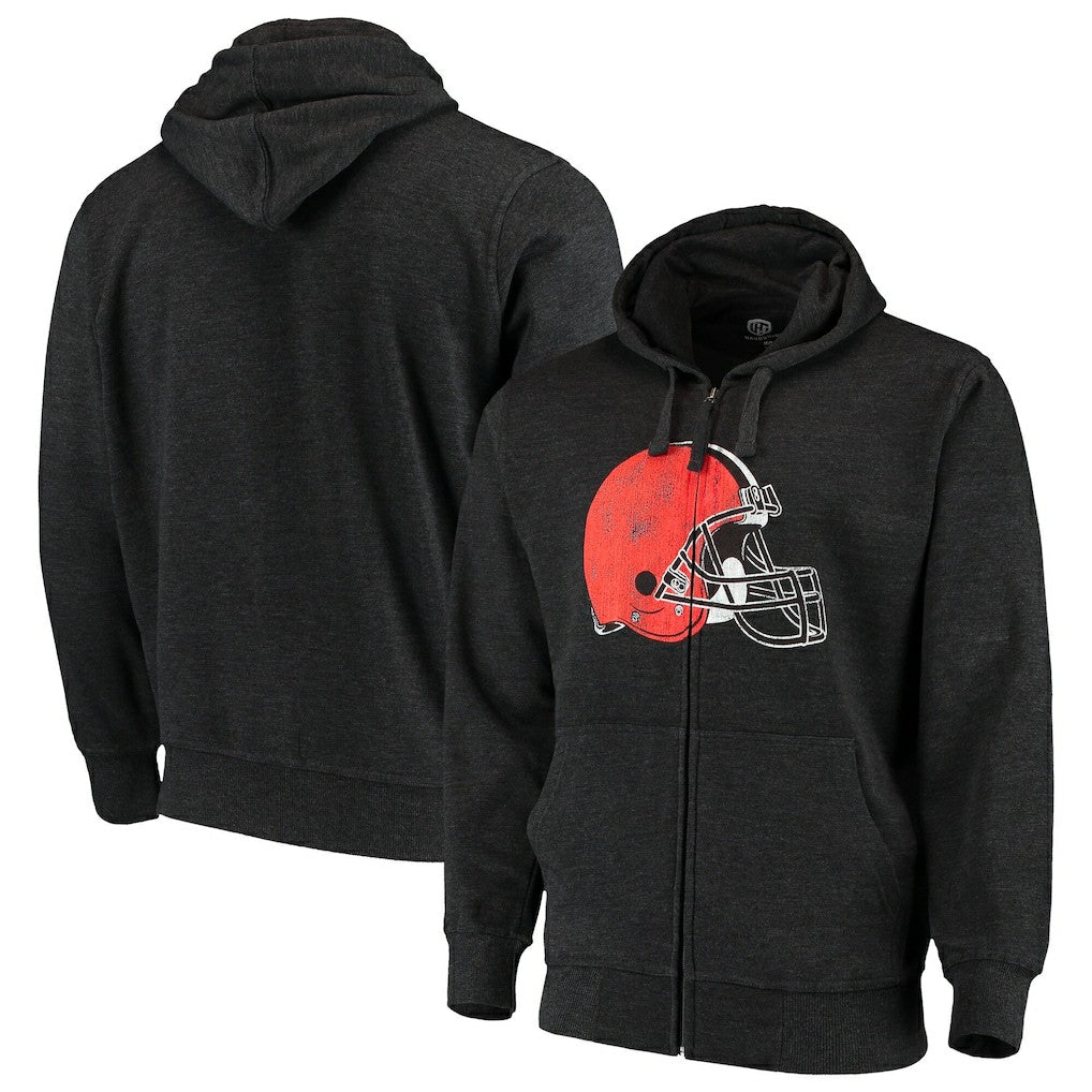 G-III Sports by Carl Banks Primary Logo Full-Zip Hoodie - Cleveland Browns