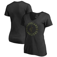 NBA Cleveland Cavaliers Women's Liberty V-Neck T-Shirt sale