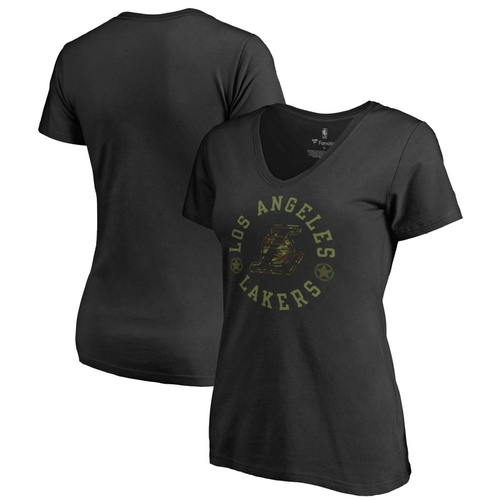 NBA Los Angeles Lakers Women's Liberty V-Neck T-Shirt