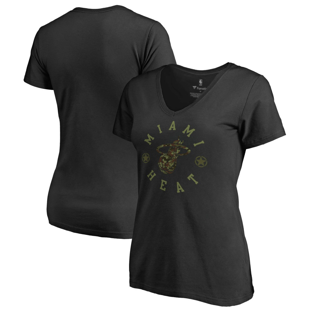 NBA Miami Heat Women's Liberty V-Neck T-Shirt
