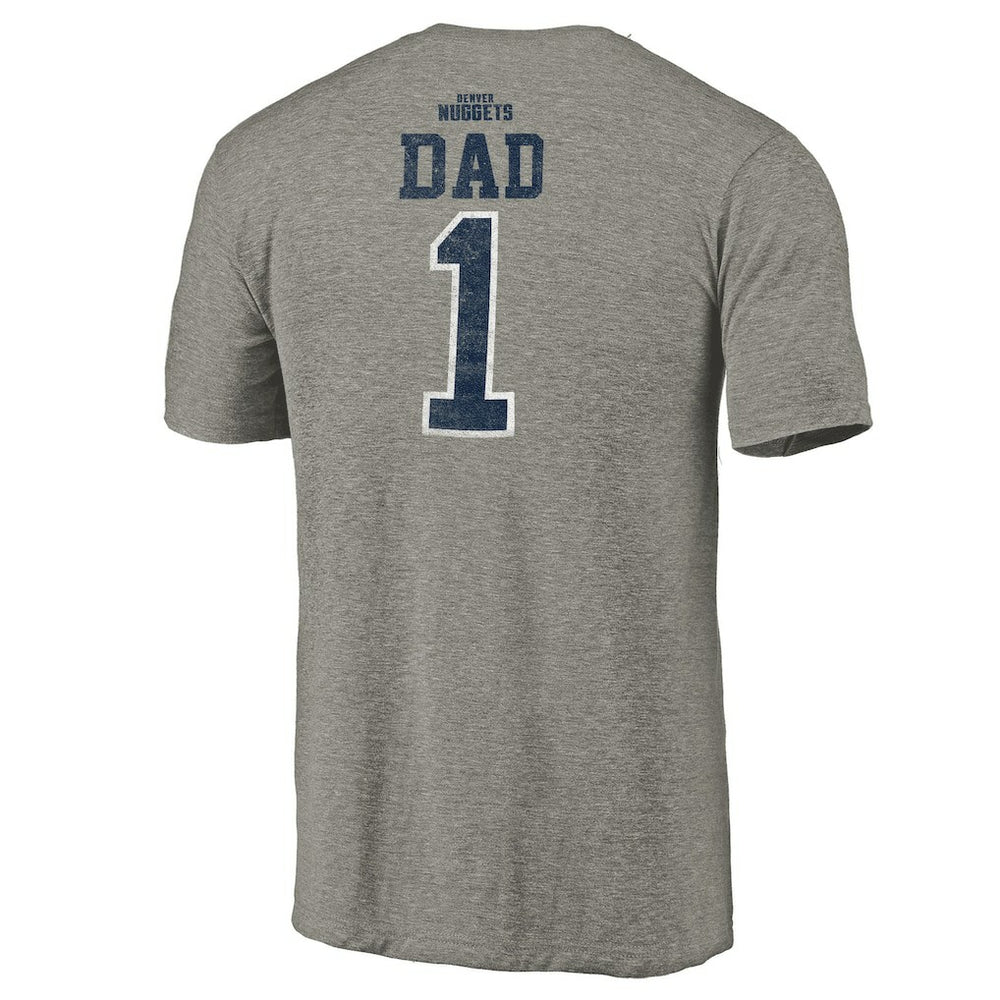 NBA Denver Nuggets Greatest Dad Tri-Blend T-Shirt sale