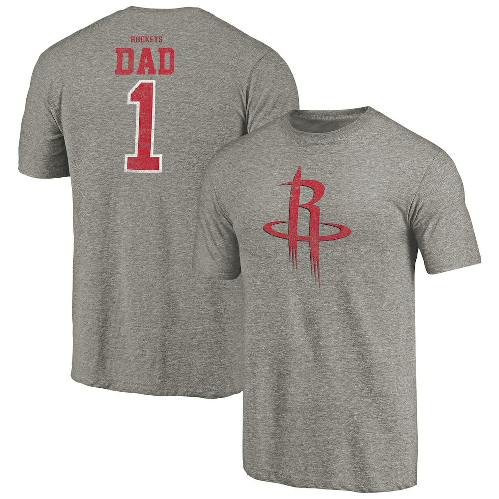 NBA Houston Rockets Greatest Dad Tri-Blend T-Shirt