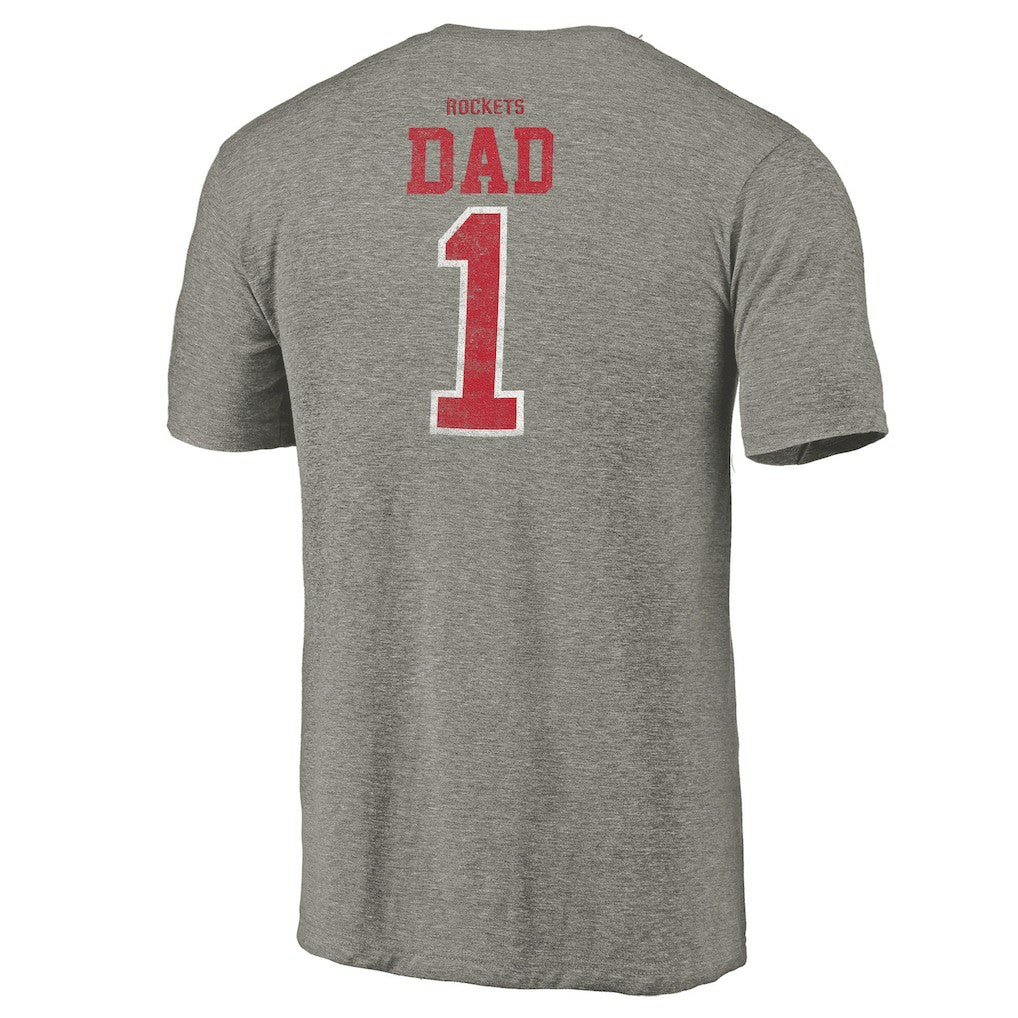 NBA Houston Rockets Greatest Dad Tri-Blend T-Shirt