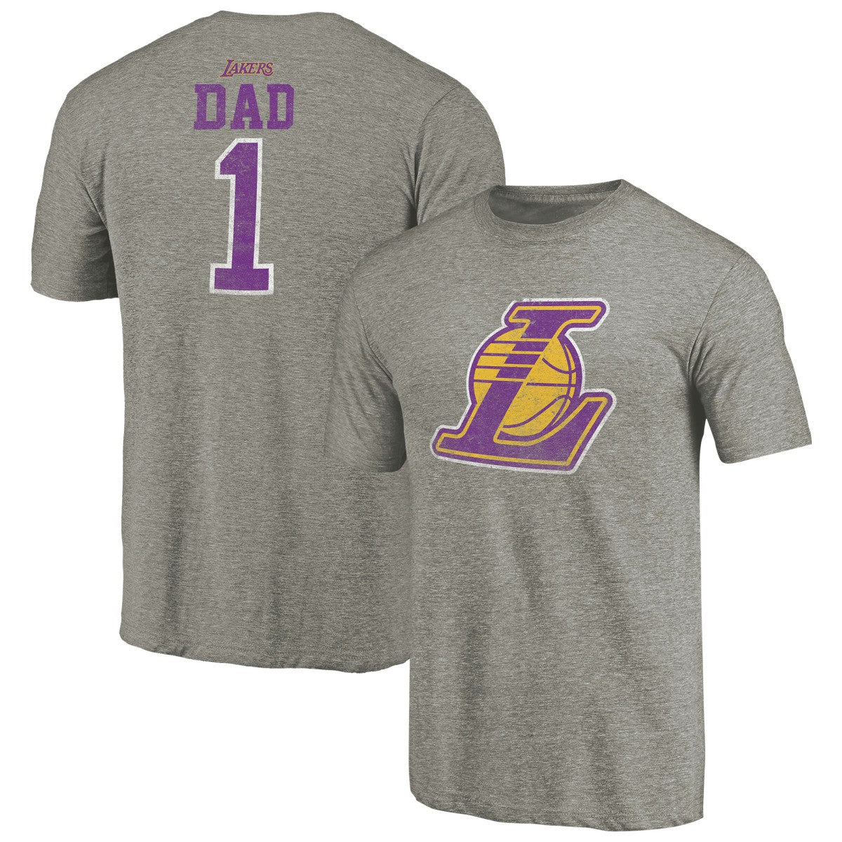 NBA Los Angeles Lakers Greatest Dad Tri-Blend T-Shirt