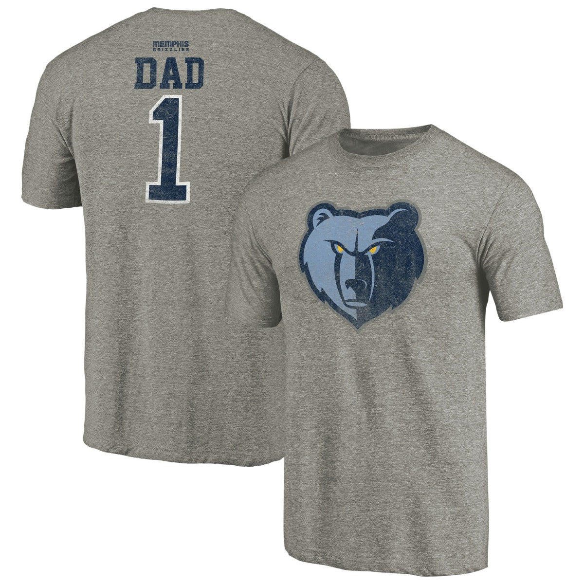 NBA Memphis Grizzlies Greatest Dad Tri-Blend T-Shirt
