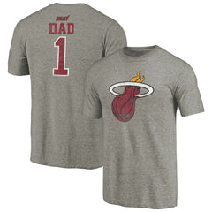 NBA Miami Heat Greatest Dad Tri-Blend T-Shirt