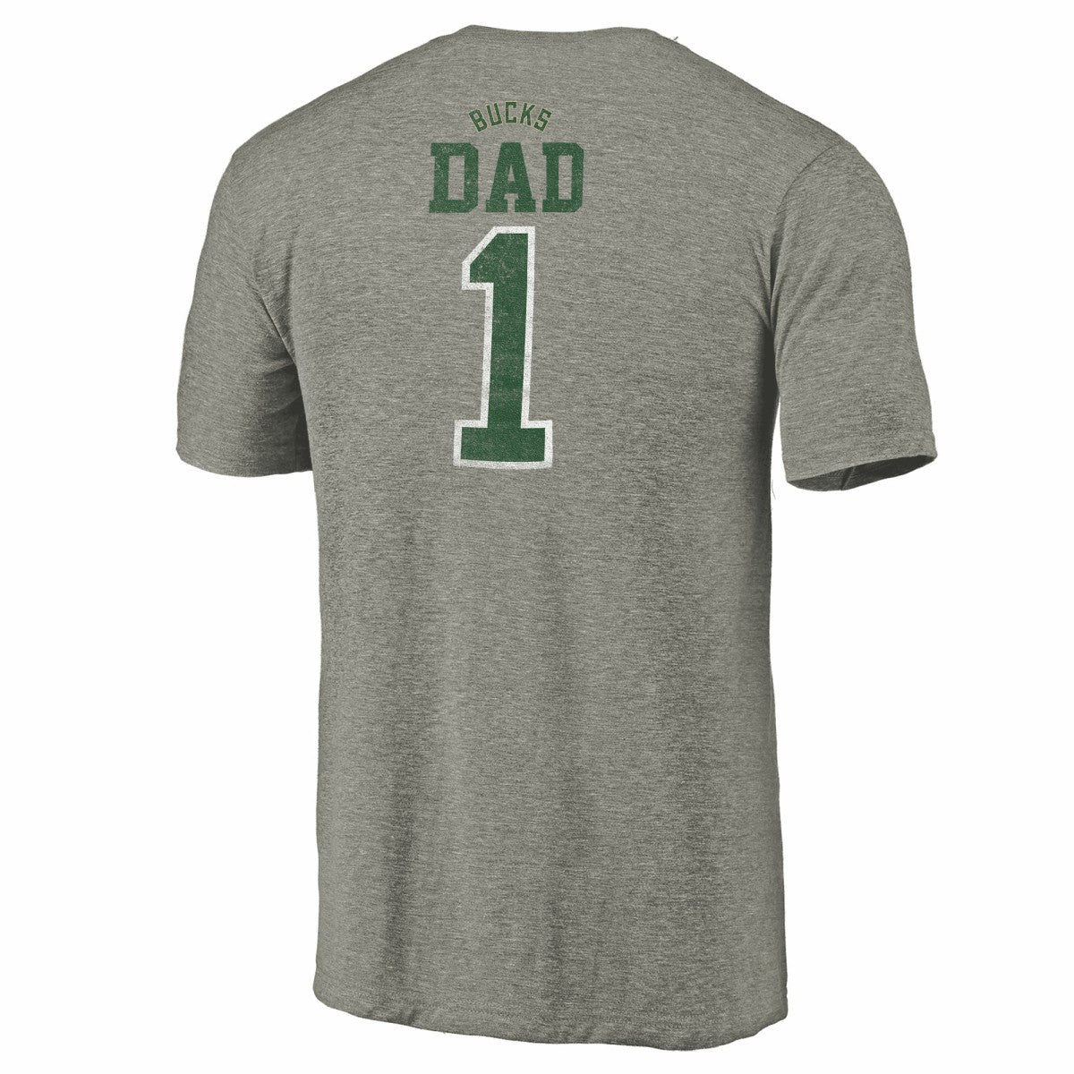 NBA Milwaukee Bucks Greatest Dad Tri-Blend T-Shirt