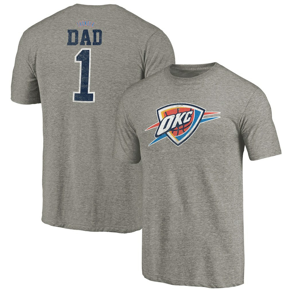 NBA Oklahoma City Thunder Greatest Dad Tri-Blend T-Shirt
