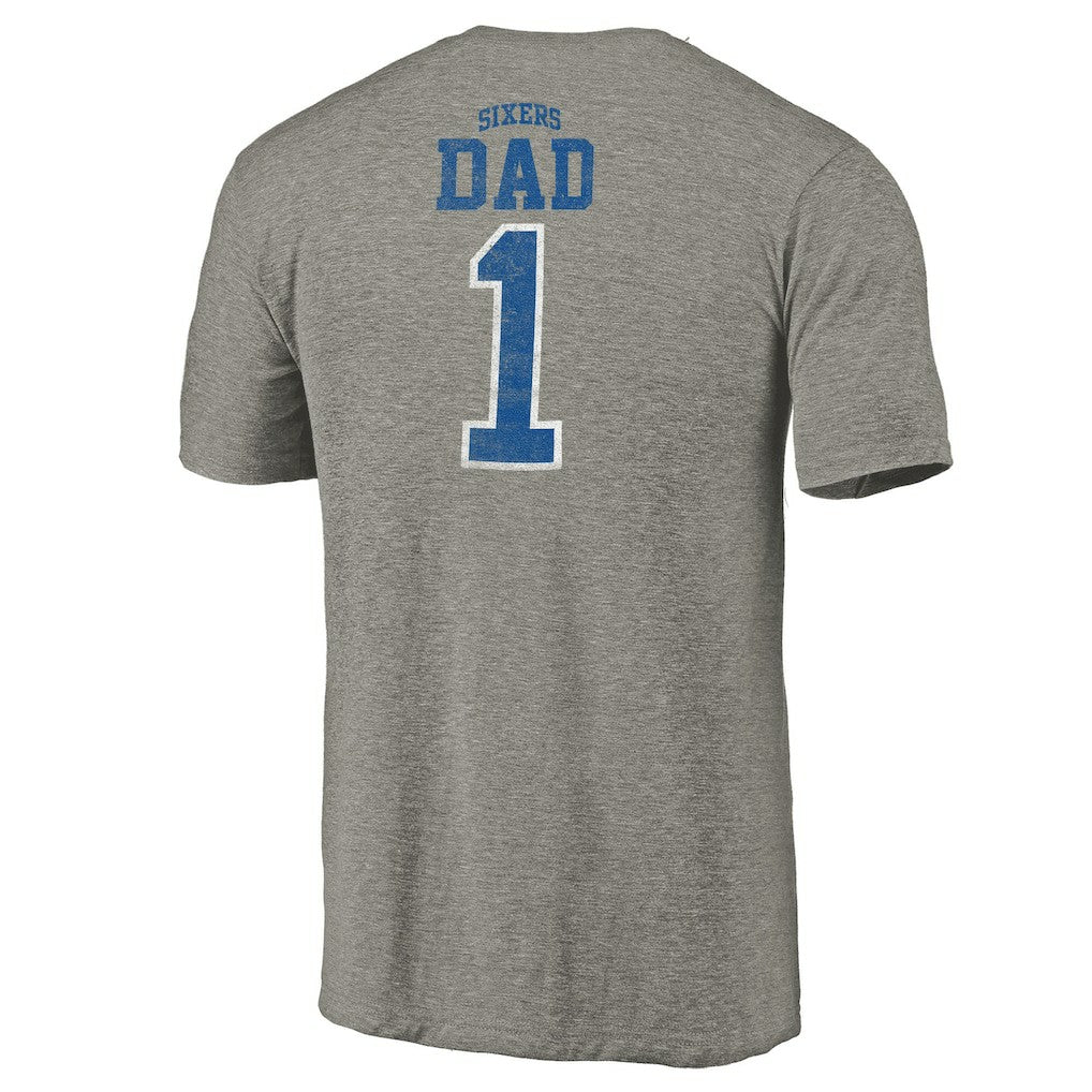NBA Philadelphia 76ers Greatest Dad Tri-Blend T-Shirt