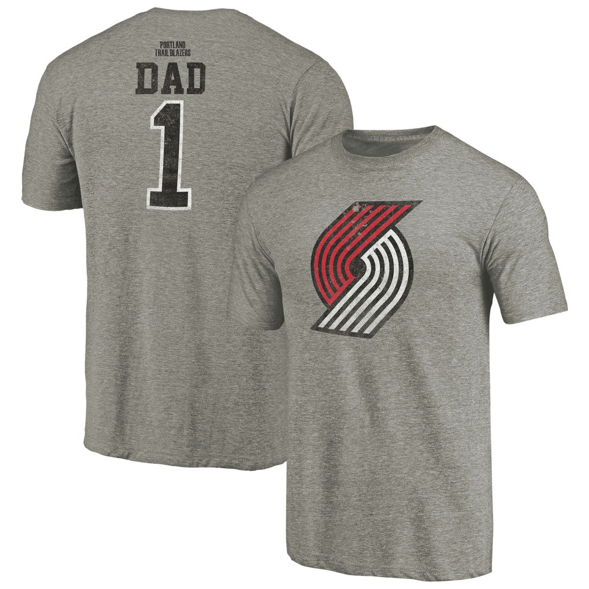 NBA Portland Trail Blazers Greatest Dad Tri-Blend T-Shirt