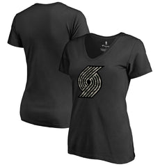 NBA Portland Trail Blazers Women's Cloak Camo V-Neck T-Shirt