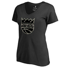 NBA Sacramento Kings Women's Cloak Camo V-Neck T-Shirt sale