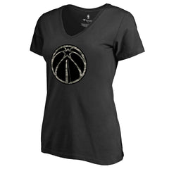 NBA Washington Wizards Women's Cloak Camo V-Neck T-Shirt