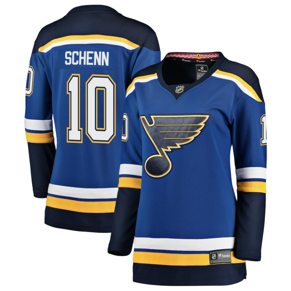 NHL Blue Brayden Schenn St. Louis Blues Fanatics Women's Breakaway Player Jersey