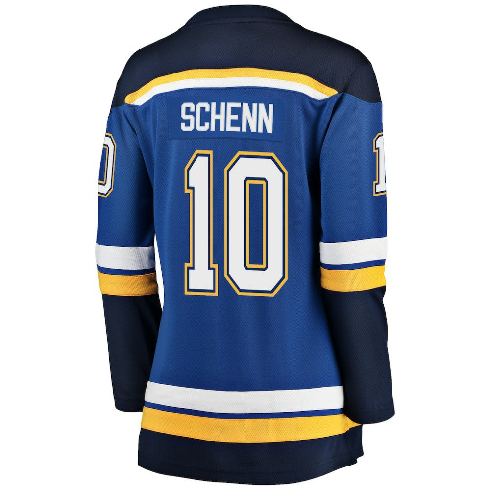 NHL Blue Brayden Schenn St. Louis Blues Fanatics Women's Breakaway Player Jersey