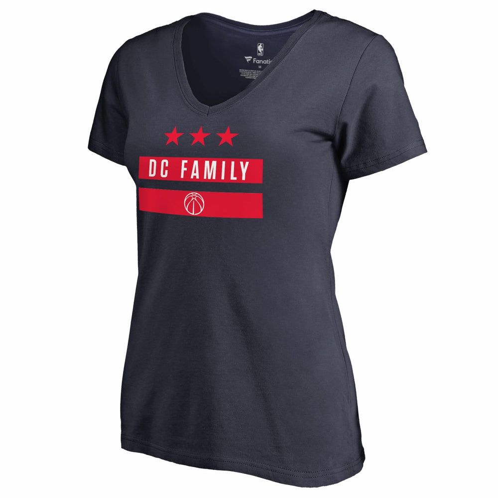 NBA Washington Wizards Women's Hometown Collection DC Family V-Neck T-Shirt