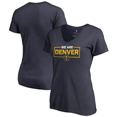 NBA Denver Nuggets Women's We Are Iconic Collection V-Neck T-Shirt sale