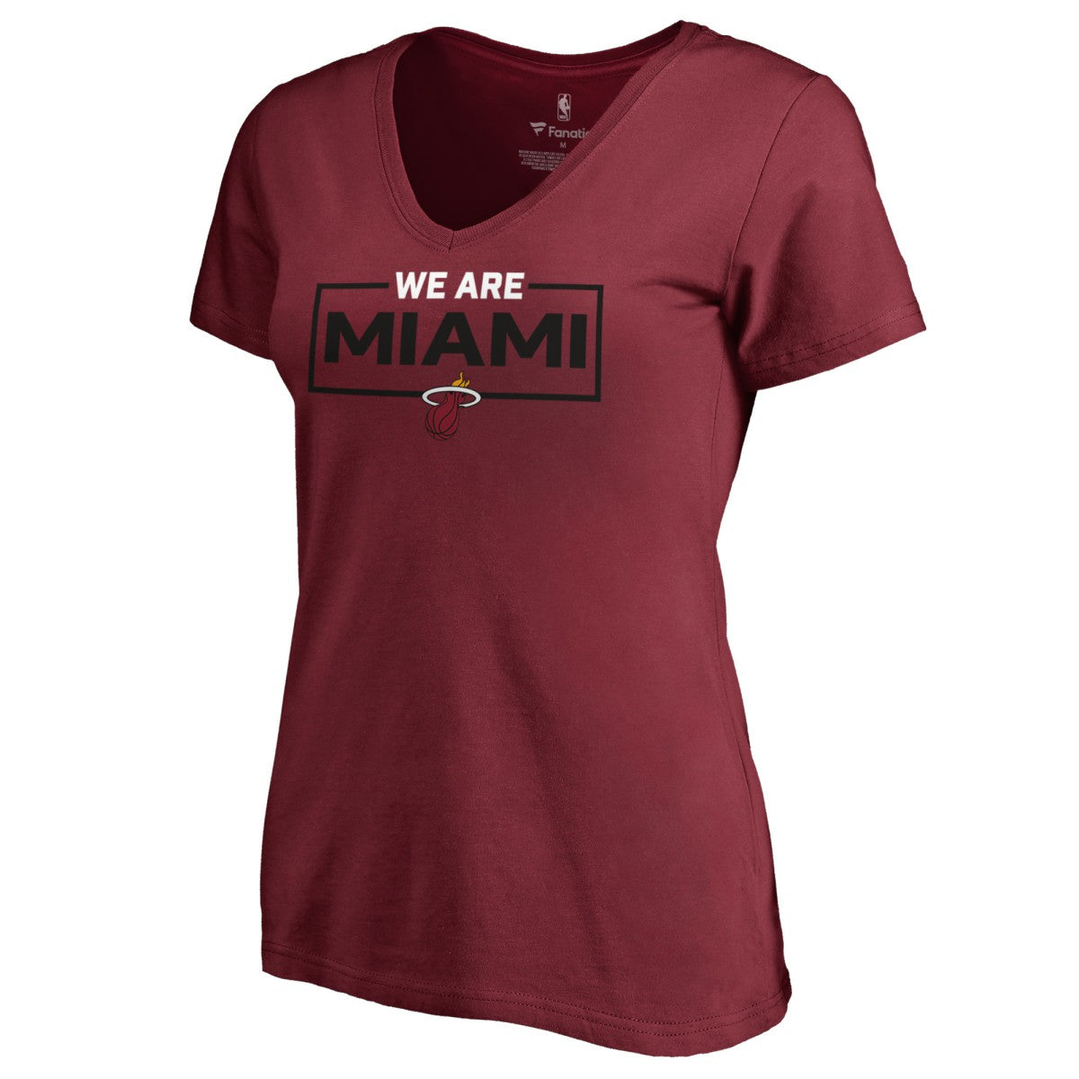 NBA Miami Heat Women's We Are Iconic Collection V-Neck T-Shirt