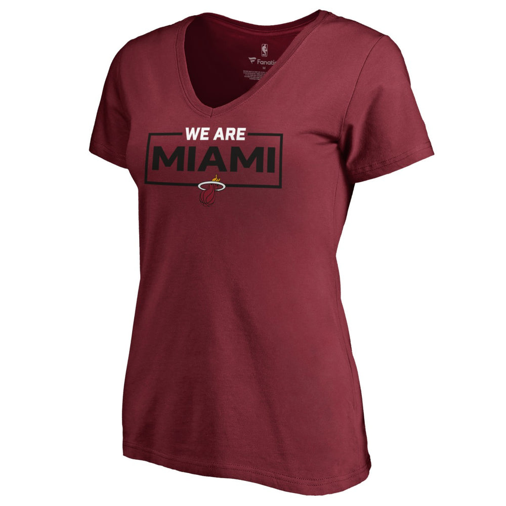 NBA Miami Heat Women's We Are Iconic Collection V-Neck T-Shirt
