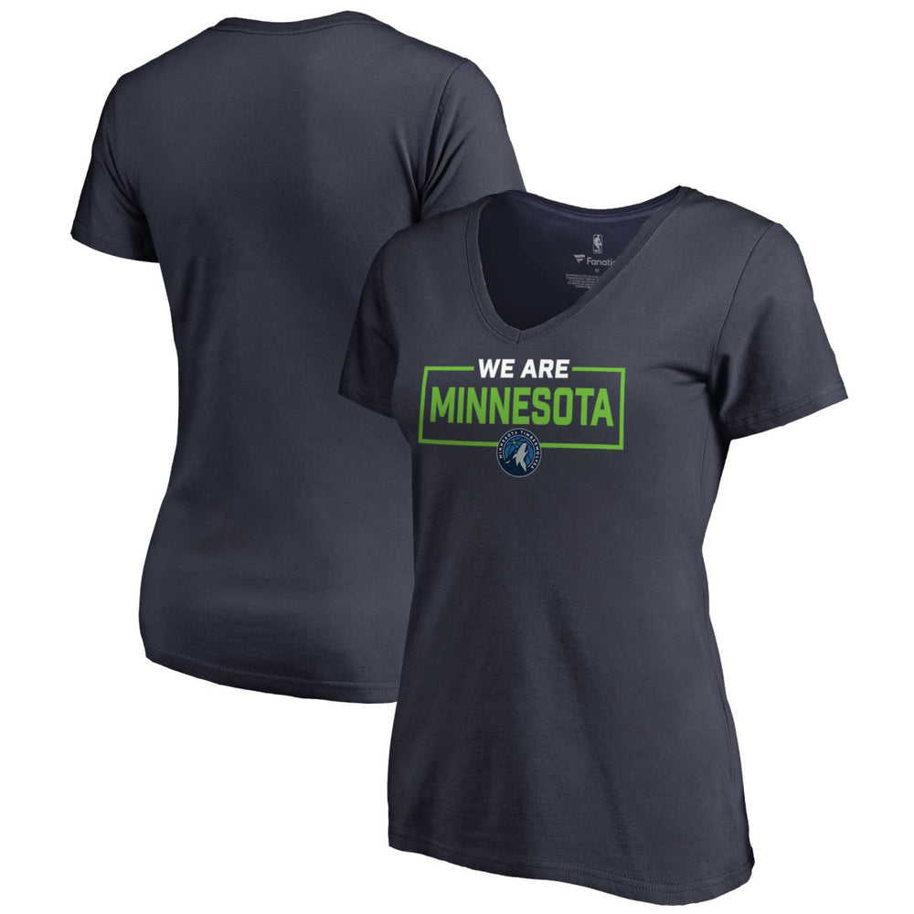NBA Minnesota Timberwolves Women's We Are Iconic Collection V-Neck T-Shirt
