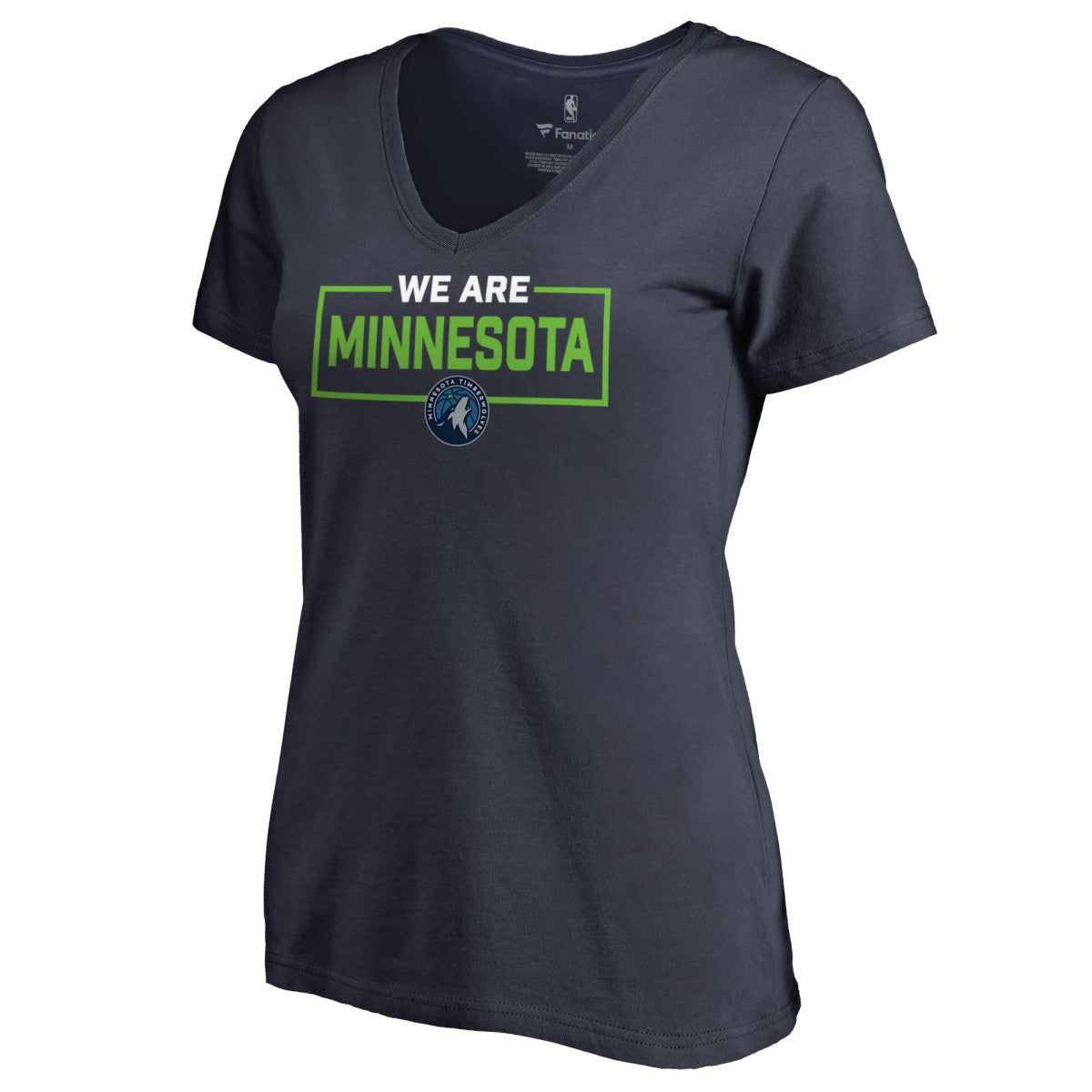NBA Minnesota Timberwolves Women's We Are Iconic Collection V-Neck T-Shirt